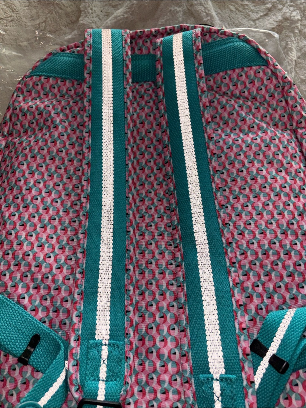 Kipling large Seoul poppy geo NWT - Picture 3 of 7
